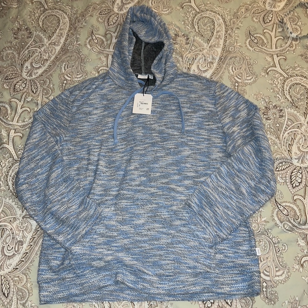 New Mens Onia blue/white Hoodie XXL